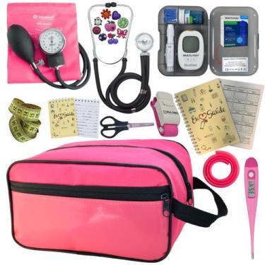 Imagem de Kit Enfermagem Completo Top + Medidor Glicose  - PREMIUM, P.A. Med, IN