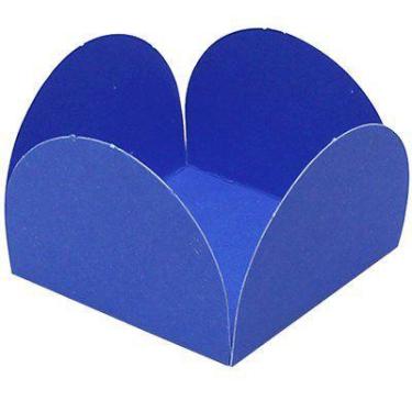 Imagem de Caixeta para doce com 50 unidades rabicó - RABICO, Azul escuro