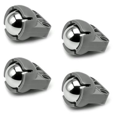 Imagem de 4pcs New Light Grey Universal Wheel Compatible with Lego 92911 bb607 Suspension & Drivetrain Robot Motor Robotics Advanced Building mindstorms EV3 NXT Part 6023956 4610380 99948