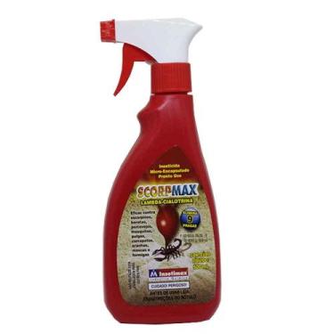 Imagem de Mata Escorpião Scorpmax Spray 500ml Pronto Uso Baratas Aranha Pulga Ca