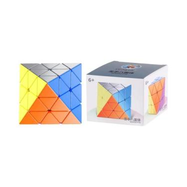 Imagem de Cubo Mágico Profissional ShengShou FTO Magnético, Octaedro Rotativo, Q