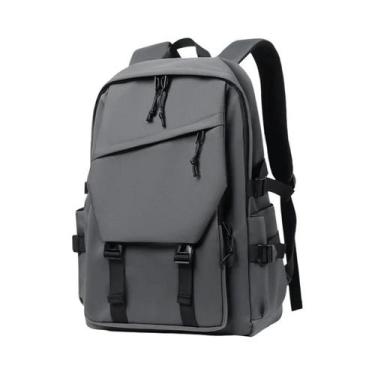 Imagem de Mochila Masculina Impermeável De Poliéster De 15 Polegadas, Simples, C