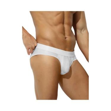 Imagem de Cuecas Masculinas De Malha Respirável Com Abertura Frontal E Compartim