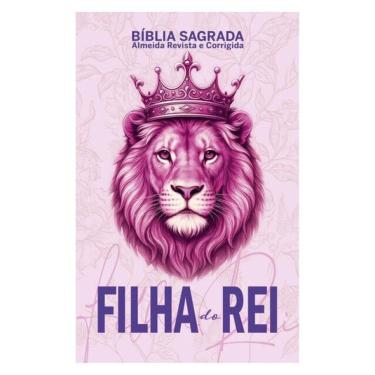 Imagem de Bíblia Sagrada - Filha Do Rei - Edição De Luxo | Revista E Corrigida, Capa Dura E Palavras De Jesus