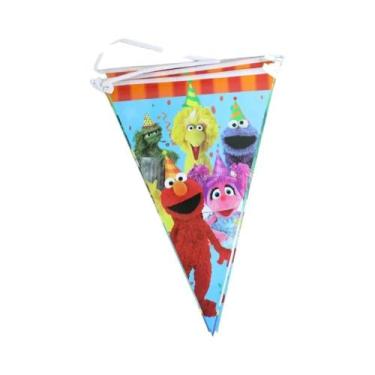 Imagem de Decorações De Festa De Aniversário Infantil Do Sesame Street, Utensíli