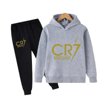 Imagem de Conjunto De Moletom Com Capuz E Calças Para Meninos De 3 a 12 Anos, Pr