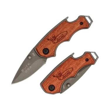 Imagem de Canivete Dobrável Mini Em Pau-Rosa, Ferramenta Multifuncional Afiada E