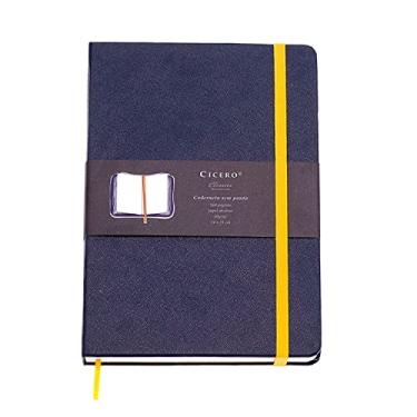 Imagem de Caderneta s Clássica, Cicero, 1865, Azul, Médio (14X21)