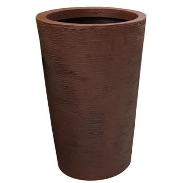 Imagem de Vaso de Planta Grande Polietileno Decorativo Jardim 73x40 - Alpe & Ari