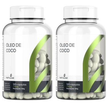 Imagem de KIT 2X Óleo de Coco 1340mg 120 Cápsulas - Natulha