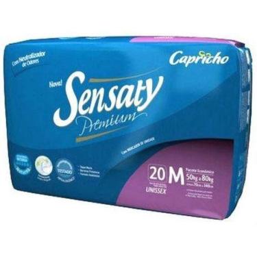 Imagem de Fralda Geriatrica Sensaty Premium M, 20 Unidades - CAPRICHO FRALDAS SE