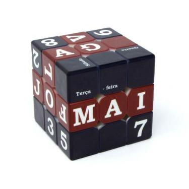Imagem de Cubo Mágico Personalizado 3x3x3 Profissional - Vinci Cube Calendário A