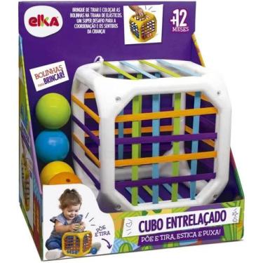Imagem de Cubo entrelaçado didatico para bebe - elka