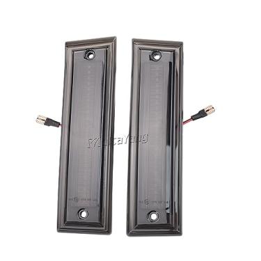 Imagem de Luz de para-lama lateral dinâmica LED marcador lateral indicador de seta substituição para blazer C10 C20 C30 K10 K20 K30 K5 Suburban R10 R20 V10 V20 GMC Jimmy (preto)