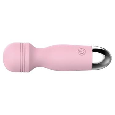 Imagem de Vibrador Mini Varinha Mágica Recarregável com 12 Modos de Vibração em Silicone - Prazer e Alívio de Tensão