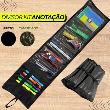 Imagem de Kit Anotação Operacional para Curso Militar e Policial Organizador Kit