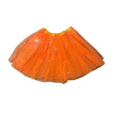 Imagem de Saia tule com brilho para festa Carnaval Bailarina e Fantasia 40cm com