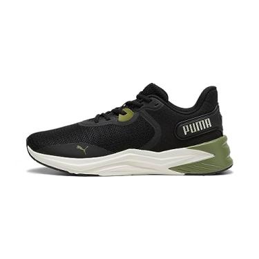 Imagem de PUMA Tênis de corrida masculino Training Road, Verde Oliva PUMA Preto Branco Quente, 34 BR