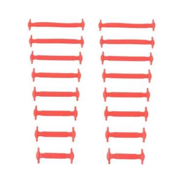 Imagem de Cadarços De Silicone Elástico 16 Peças: Cadarços Rápidos E Práticos Pa