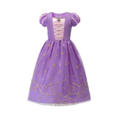 Imagem de Fantasia De Princesa Elsa Anna Para Meninas, Vestido Da Rainha Da Neve