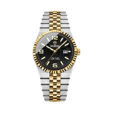 Imagem de Relógio De Quartzo Masculino À Prova d'Água BINBOIND 8181, Estilo Casu