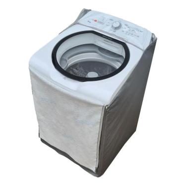 Imagem de Capa Maquina Lavar Brastemp 12Kg Ziper Painel Transparente C