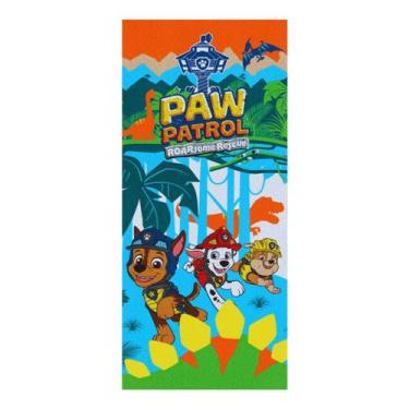 Imagem de Toalha Banho Praia Infantil Algodão Patrulha Cachorro 140x70 - Sem mar