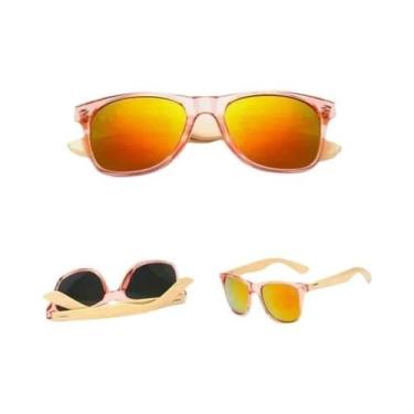 Imagem de Óculos De Sol Unissex Polarizados Com Armação De Madeira Natural, Ócul
