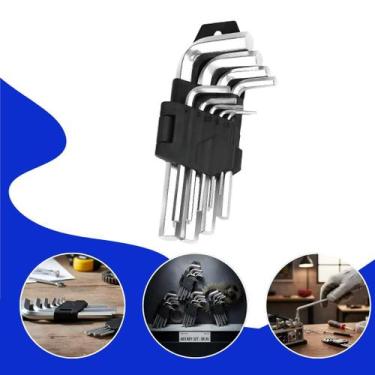 Imagem de Kit Chave Allen Pequeno Completo Ideal para Manutenção, Montagem e Aju