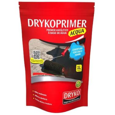 Imagem de Primer Asfáltico à Base de Água Drykoprimer Acqua 1 Litro - PRIKOLPT -