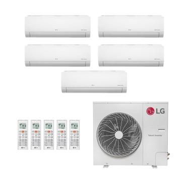 Imagem de Ar-Condicionado Multi Split Inverter LG 48.000 (4x Evap HW 9.000 + 1x Evap HW 18.000) Só Frio 220V								