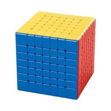Imagem de Cubo Mágico Magnético 7x7x7 Profissional Brinquedo Antiestresse Sem Ad