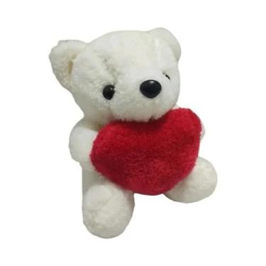 Imagem de Urso De Pelúcia Kawaii Em Forma De Coração De 20cm, Presente De Dia Do