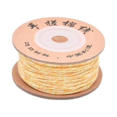 Imagem de Corda De Algodão Trançada De 3 Fios Para Macramê, Fio Para Miçangas, C