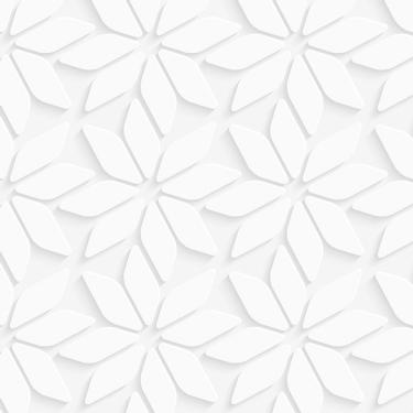 Imagem de Papel De Parede 3D Floral Pequeno Geometrico Adesivo Quarto