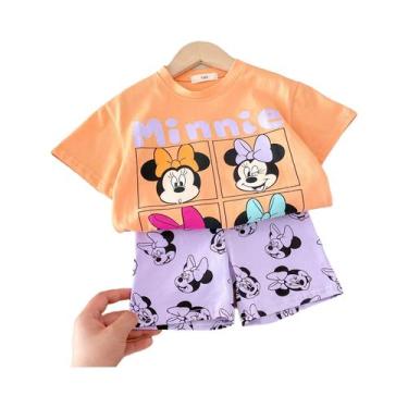 Imagem de Conjunto De Camiseta E Shorts De Verão Para Bebês Meninas, Roupa Infan