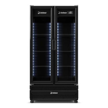 Imagem de Cervejeira Imbera Porta De Vidro Full Black 810L CCV480 220V