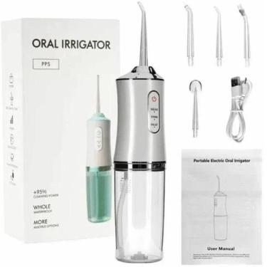 Imagem de Irrigador Bucal Recarregável Pulse Limpeza Dental Gengiva - Home Goods