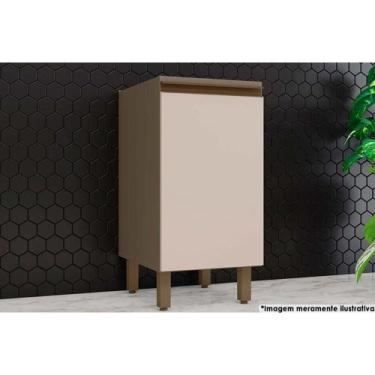 Imagem de Módulo Cozinha Henn Connect Balcão 1 Porta s/ Tampo Duna/Cristal