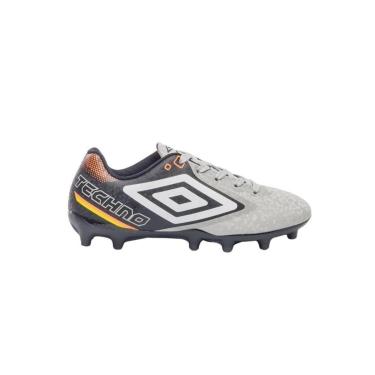Imagem de Chuteira Umbro Campo Techno II JR Cinza e Preto- Infantil 32-Masculino