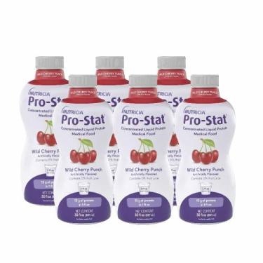 Imagem de Bebida proteica Pro-Stat Wild Cherry 887 ml, pacote com 6