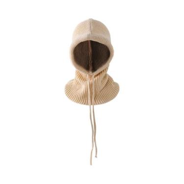 Imagem de Balaclava de Inverno Unissex Tricotada - À Prova de Vento com Capuz e 