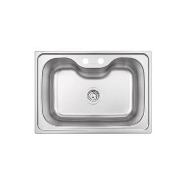Imagem de Cuba Tramontina Morgana 60 FX Undermount em Aço Inox com Acabamento Acetinado com Válvu...