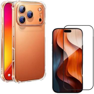 Imagem de Capa Capinha Anti Impacto + Película Premium 9D Cerâmica Para iPhone 1