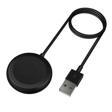 Imagem de Carregador de relógio Samsung Galaxy Watch portátil de plástico preto 