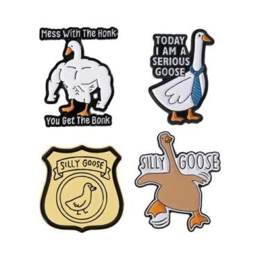 Imagem de Broche De Esmalte De Desenho Animado Pato Fitness: Se Fazerem Valar O 