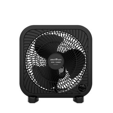 Imagem de Ventilador Circulador de Mesa Britânia 30W Hélice 23cm 3 Pás 3 Velocidades Preto BCA25A