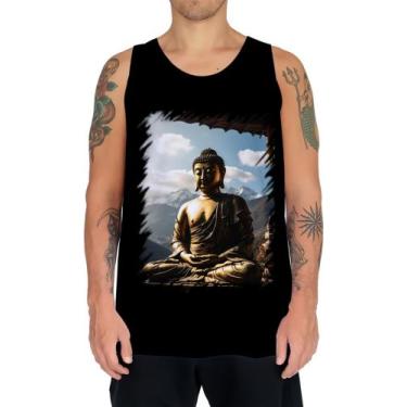 Imagem de Camiseta Regata Estátua de Buda Iluminado Religião 11 - Kasubeck Store