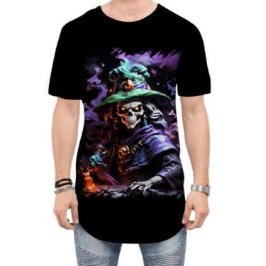 Imagem de Camiseta Longline Mago da Morte Trevas Magia 7 - Kasubeck Store®, P