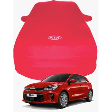 Imagem de Capa de Carro Kia Rio Hatch Tecido  Lycra Premium - Cadilhe Capas, Ver
